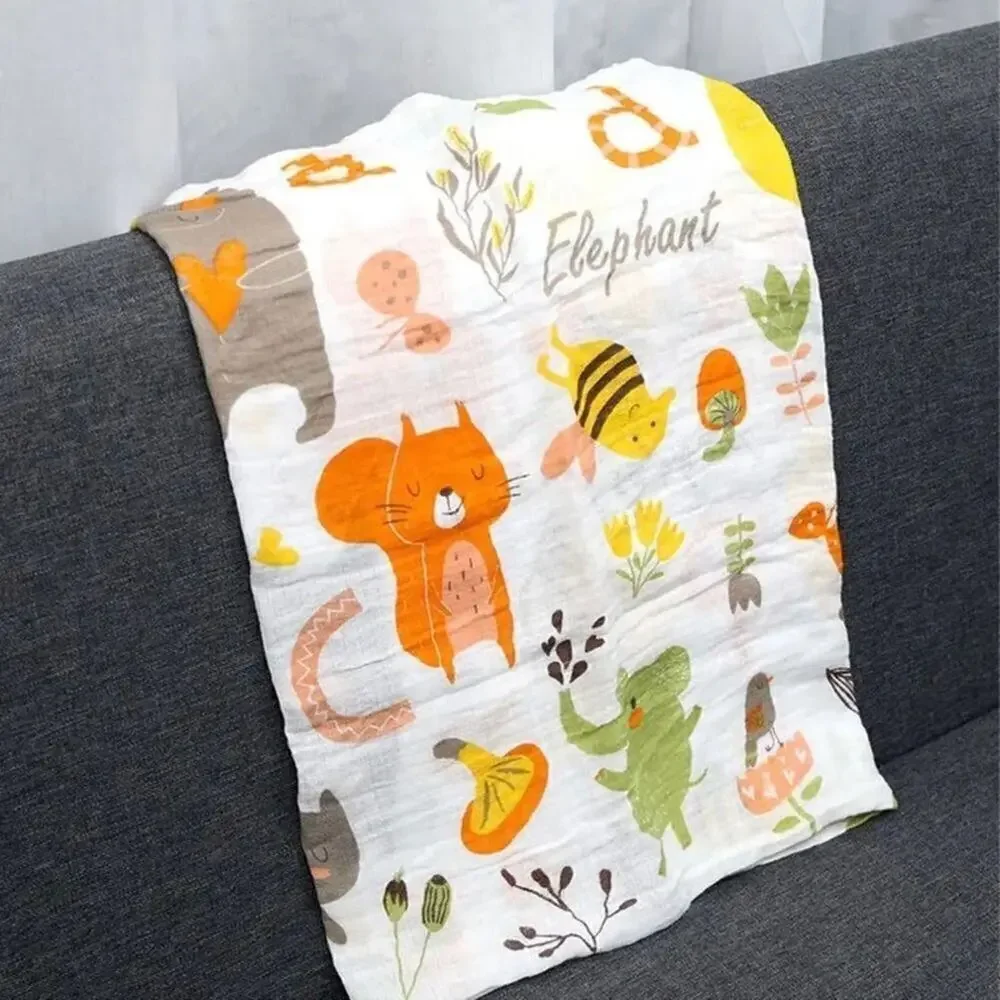 New double layer 100% cotton blanket